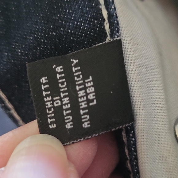 Versace Jeans Couture Straight Leg Pocket Indigo Jeans - Picture 12 of 12